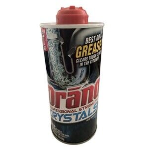 Drano Crystals Professional Strength Clog Remover Drain Cleaner, 18 oz